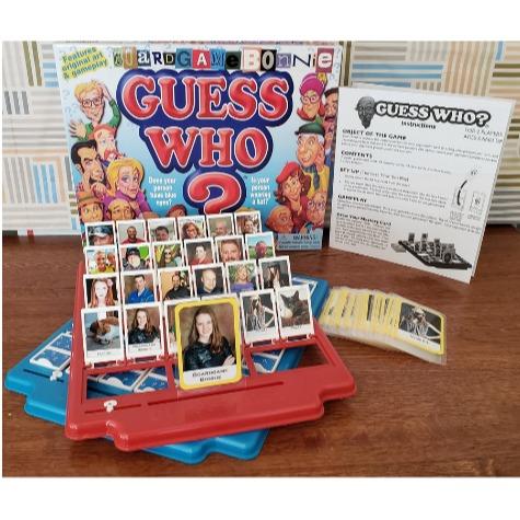 Guess Who? Board Game with Classic Characters by Winning Moves Games USA, Classic Children's Mystery Board Game of Deduction for 2 Players, Ages 6+ (1191)