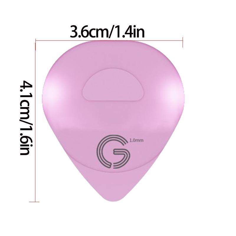 LED Guitar Pick, 1 Count Replaceable Button Battery LED Guitar Pick, Guitar Pick for Acoustic, Electric & Bass Guitars, Gift for Guitar Player