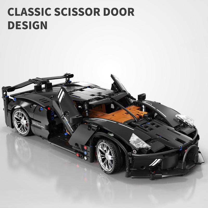 Car Model Building Blocks Toy, 911pcs Racing Car Model Building Blocks Kit, Creative Blocks Building Toy for Adults, Stocking Fillers Gift, Christmas Gift