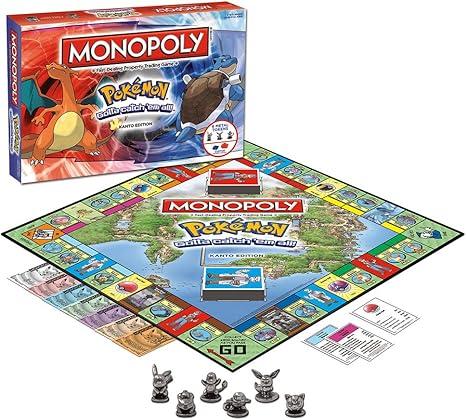 MONOPOLY: Pokemon Kanto Edition - Board Game - Strategy Game for Kids & Adults monopoly