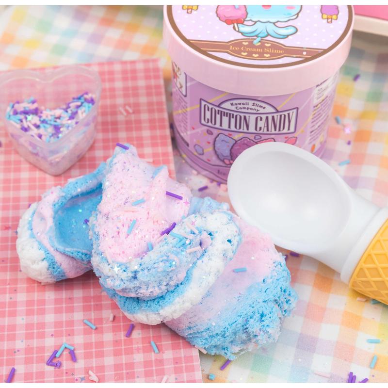 Cotton Candy Scented Ice Cream Pint Slime