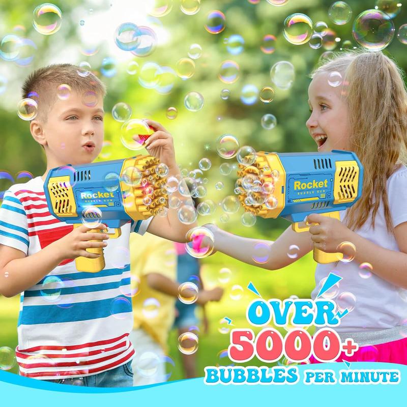 [60% OFF] 2024NEW Colorful Lights Bubble Machine Bubble Gun Toys with 40 Holes [3000 bubbles per second], Bubble Twirler for Kids,bn b ble machine bubble blower outside toys for kids Ages 3 4 5 6 7 8 9 10 11 12 blythe doll bubble twirler