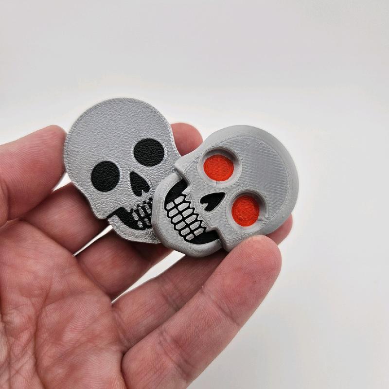 3D Printed Sugar Skull Magnetic Swinger