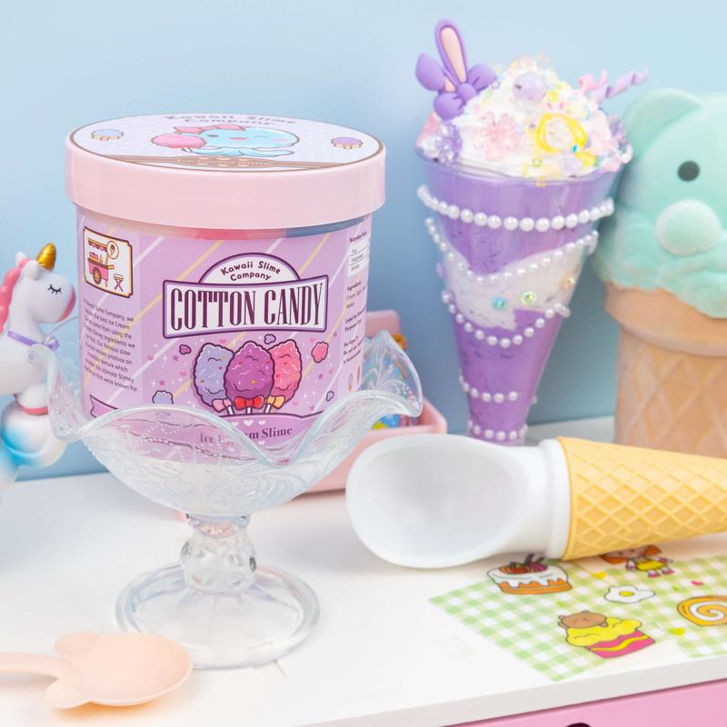 Cotton Candy Scented Ice Cream Pint Slime