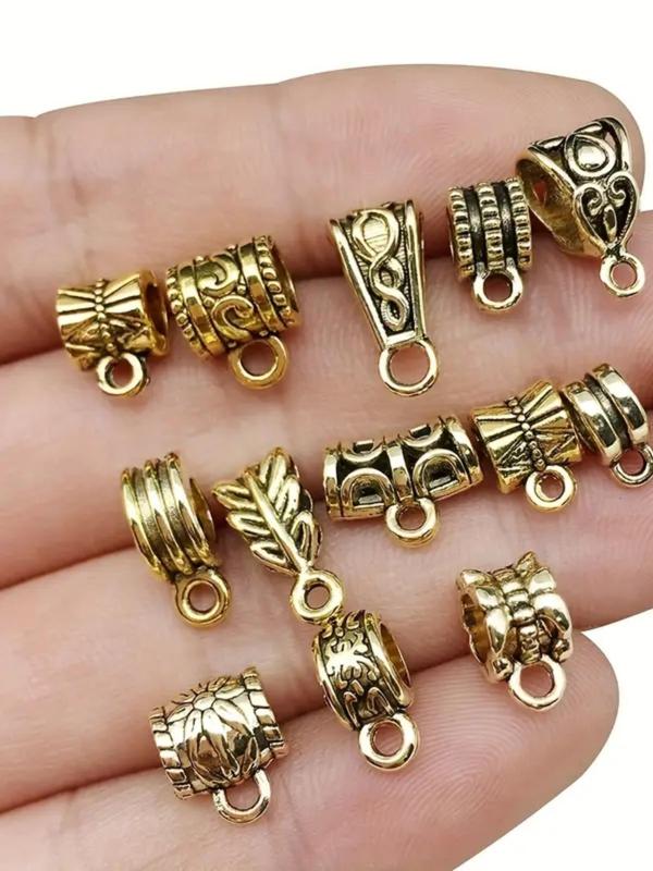 Vintage Beaded, Ethnic Pattern Beaded, 120 Pcs Diy Jewelry Accessories for Bracelet & Necklace Making