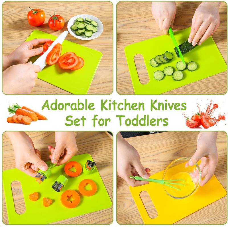 40 Pcs Montessori Kitchen Tools for Toddlers, Gifts Toy Pretend play