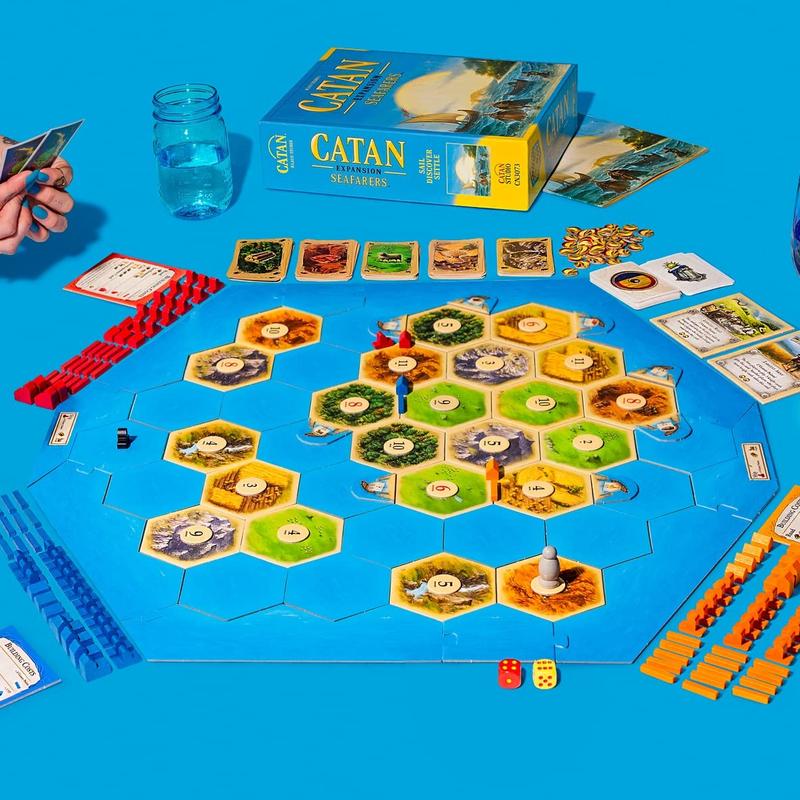 CATAN Seafarers Board Game EXPANSION - Explore, Settle, and Conquer New Isles