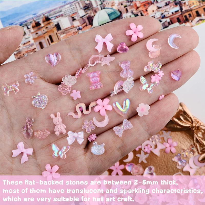 100 Pcs 3D DIY Accessories combination Handmade Materials Cartoon Charms Nail Charms