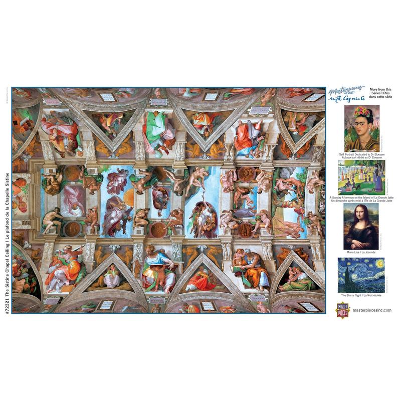 MasterPieces - MasterPieces of Art - Sistine Chapel Ceiling 1000 Piece Puzzle