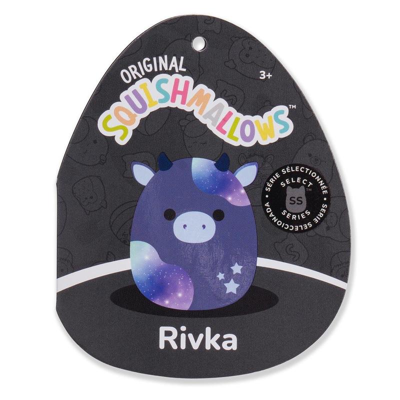 Squishmallows Plush Toy: Rivka the Celestial Cow, 8-Inch, Select Series, Ultrasoft Stuffed, Premium Collectible, High-quality