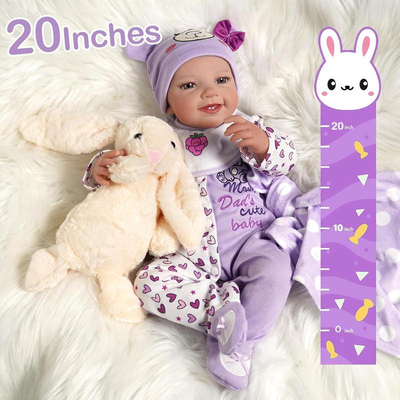 Realistic Reborn Baby Dolls - Lifelike Full Body Newborn Sleepers Handmade Reborn Dolls for Unisex Real Life Baby Dolls That Look Real, Gift Toy for Age 3+