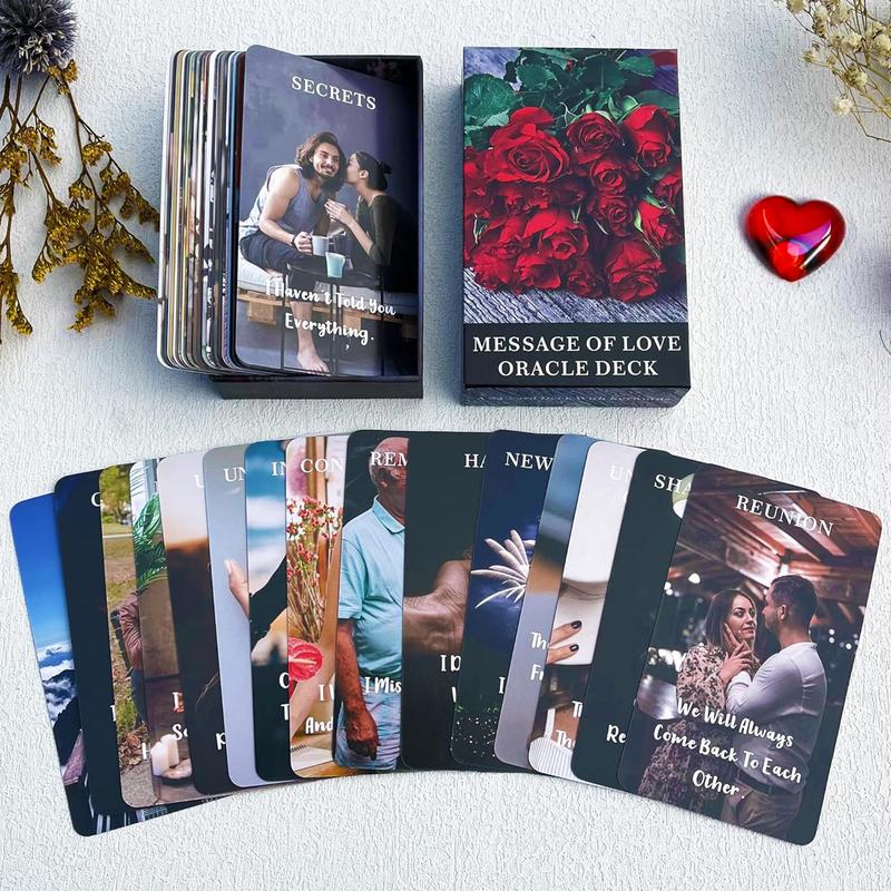 Message of Love Oracle Deck: 54 Oracle Cards for twin flame reading, love reading, relationship reading, oracle reading, psychic reading