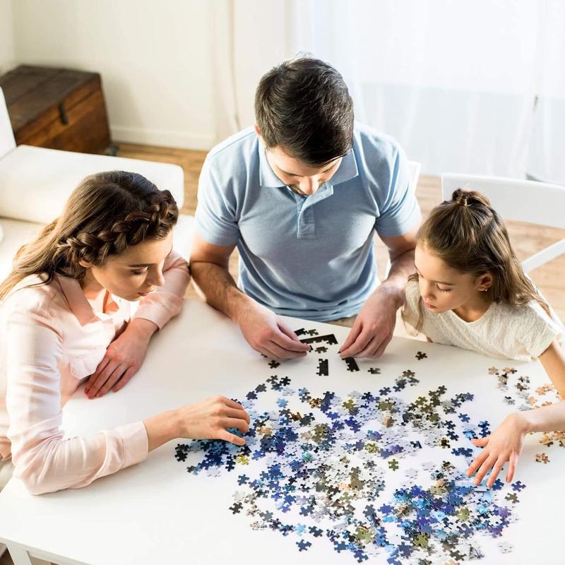 Jigsaw Puzzles 1000 Pieces for , Families (Space Traveler, Solar System) Pieces Fit Together Perfectly