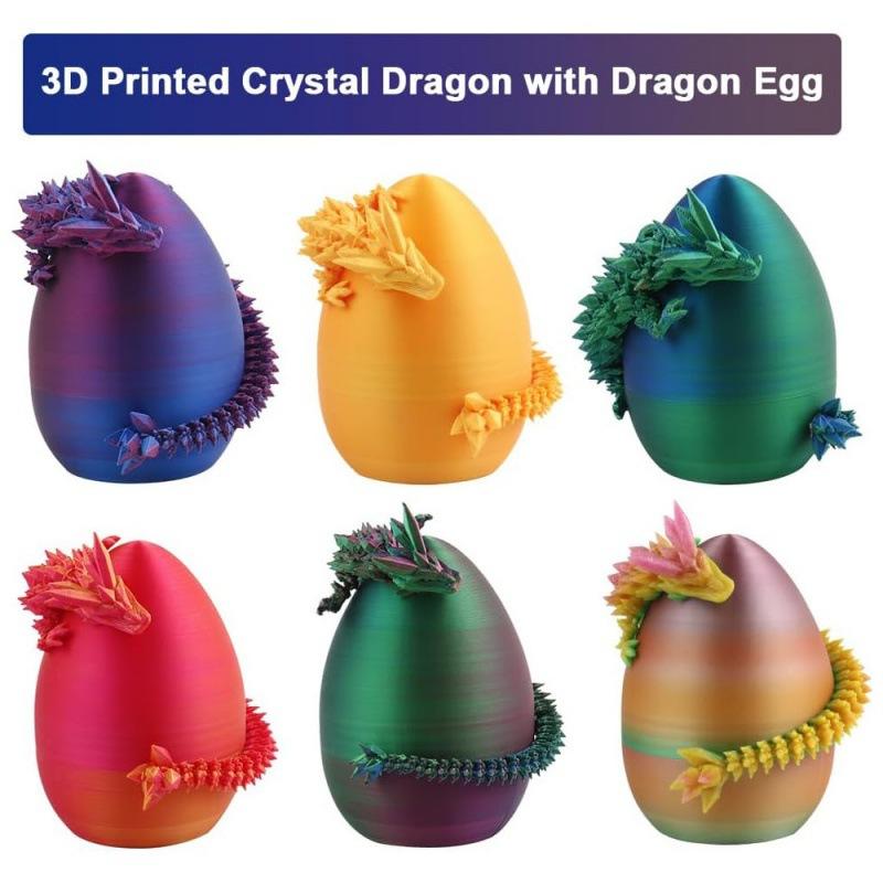 Crystal Dragon With Egg