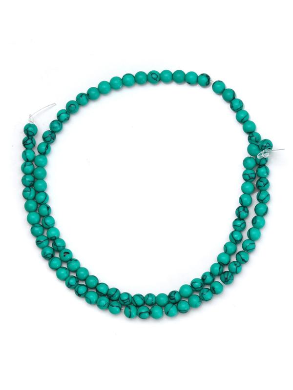 Turquoise Stone Beaded, Natural Stone Beaded,  Diy Jewelry Making Supplies for Necklace and Bracelet, Fashion Accessories for Women & Girls for Holiday Engagement Gift