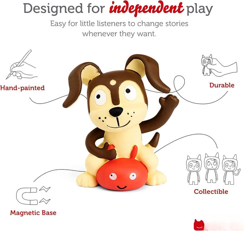 Toniebox Audio Player Starter Set with Playtime Puppy - Listen, Learn, and Play with One Huggable Little Box - Light Blue