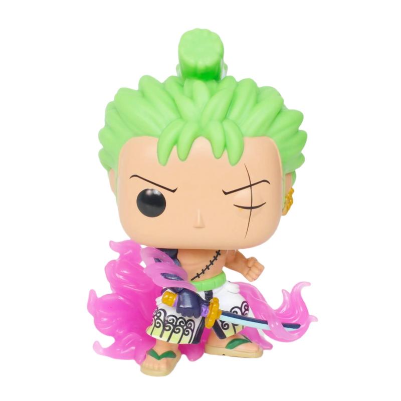 Funko Pop! Animation: One Piece- Zoro  #1288Glows in the dark Chalice Colletibles Ex with Clear Pop Protector