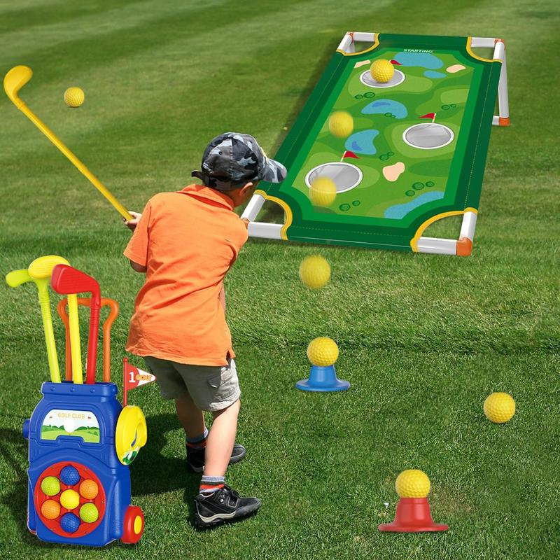 Kids Golf Clubs 3-5 Upgraded Kids Golf Club Set with Putting Mat Toddler Golf Set the Best 3 Year Old Boy Birthday Gift Outdoor Toys for Toddlers 1-3 and the Toddler Games Toys for 3 Year Old Boy