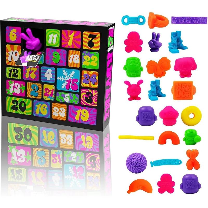 New Squishy Toys Blind Box 24 Piece Mini Toys Advent Calendar - 2024 Gift Blind Box Unboxing - Perfect gift blind box with surprise winning toys!