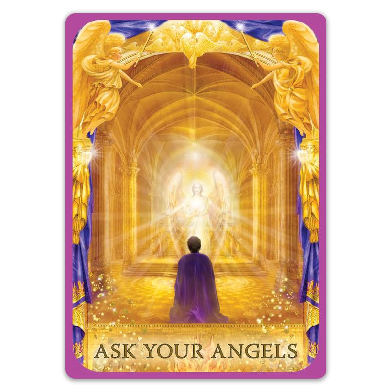 Angel Answers Oracle Pocket Size: 44 Oracle Cards & Guidebook; divination tool, oracle reading, psychic reading, fortune telling, oracle card deck, tarot card deck