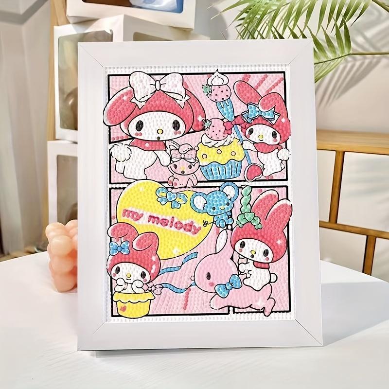 Cartoon Pattern DIY Diamond Art Painting Kit, 1 Set DIY 5D Diamond Art Painting Kit with Frame, DIY Decorative Art Picture for Beginner, Santa Presents