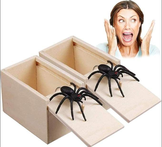 Spider Horror Prank Box - Perfect Halloween, Christmas, Thanksgiving Gift