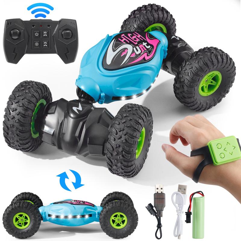 Gesture-Controlled RC Stunt Car - 2.4GHz Remote, 4WD Transforming Off-Road Vehicle with Twisting and Rotating Capabilities, Perfect for Thrilling All-Terrain Stunts.