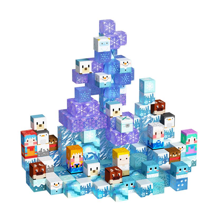 GobiDex Game-based Frozen Magnetic Building Toys in Gift Package 48 100 PCS