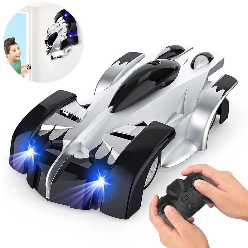 Wall Climbing Remote Control Car Dual Mode 360deg Rotating RC Stunt Cars with Headlight Rechargeable Toys for Boys Girls 4 5 6 7 8-12 Christmas Gift