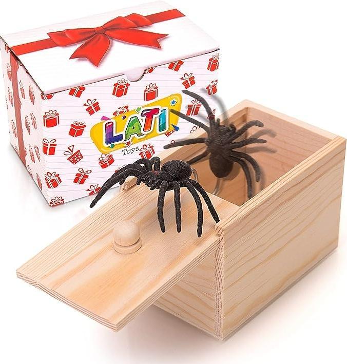 Spider Horror Prank Box - Perfect Halloween, Christmas, Thanksgiving Gift