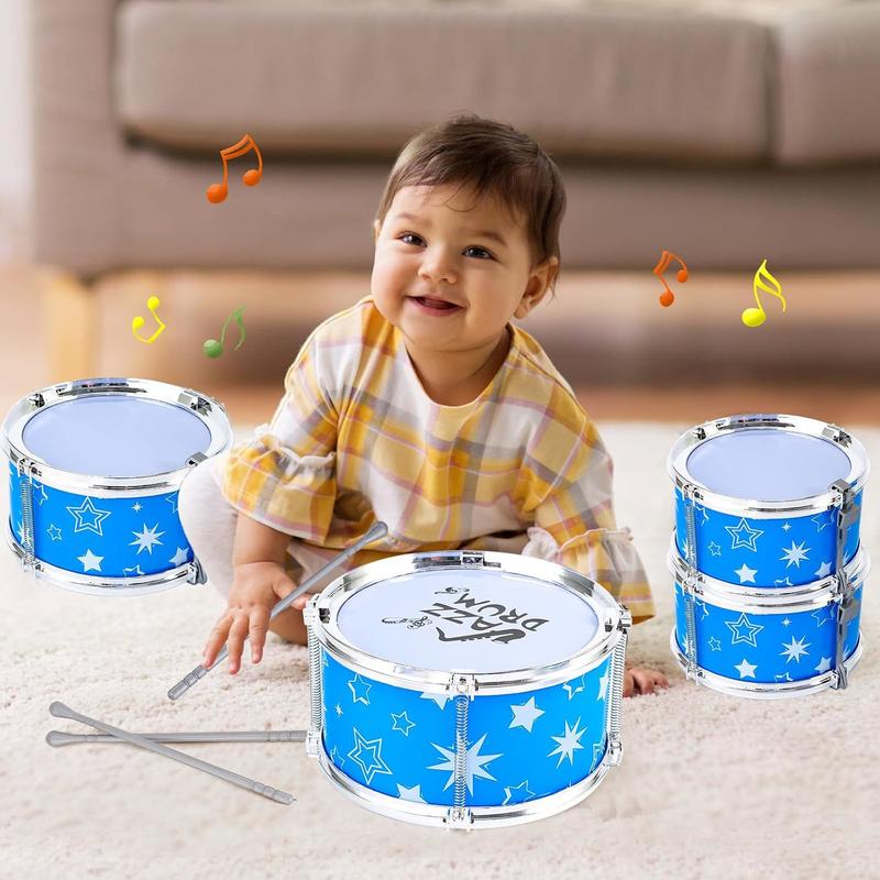 Kids Drum Set for Toddlers w  Light (All Plastic), Musical Gifts Toys for Boys Girls, Drum Kit Musical Instrument for Beginner Music Practice, Christmas Birthday Gift Kids