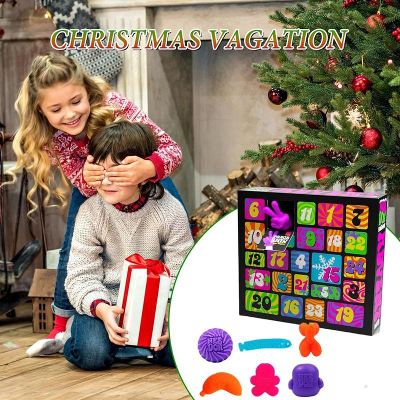 New Squishy Toys Blind Box 24 Piece Mini Toys Advent Calendar - 2024 Gift Blind Box Unboxing - Perfect gift blind box with surprise winning toys!