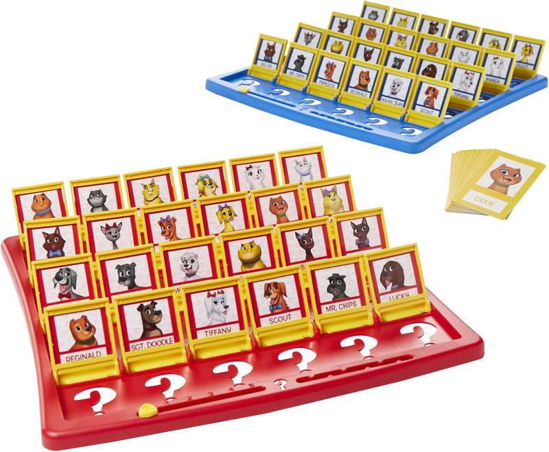 Hasbro Gaming Guess Who? People & Pets Board Game Edition | The Original Guessing Game for Girls & Boys | Ages 6+