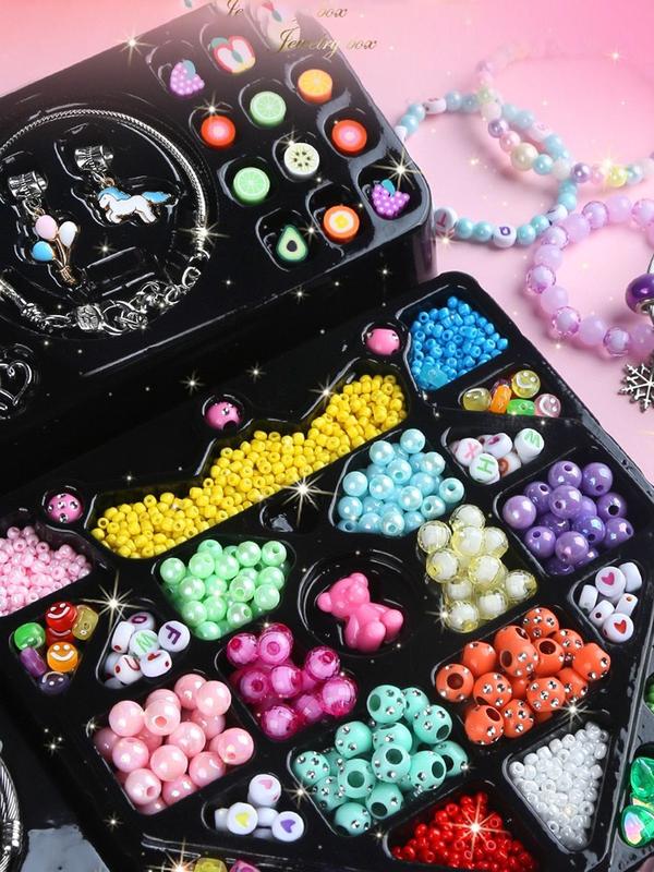 2024 New Style Princess Jewelry Making Kit, Cute Beaded Jewelry Making Kit for Women Girls, Diy Jewelry Making Supplies for Bracelet Necklace Earrings