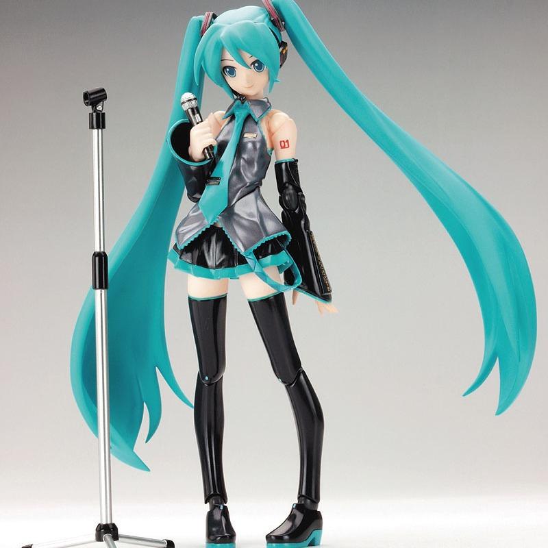 14cm Hatsune Miku Figma with Accessories Movable Joints Action Figure Anime Figures Statue Character Toy Collection Cartoon Game Doll Model Desktop Decorations Party Gift