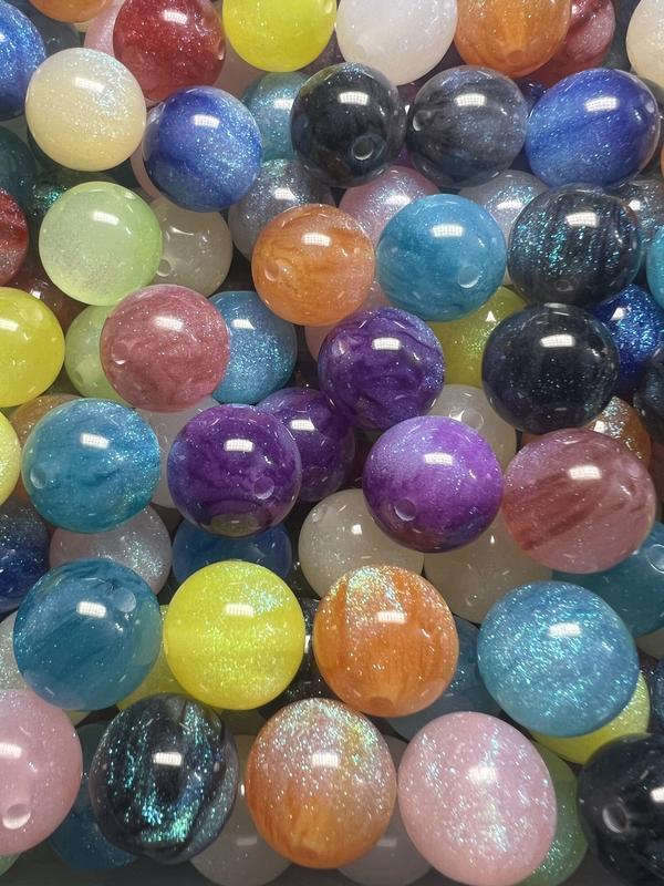 Colored 15 Pack 16MM Beads for Crafting - Perfect for Pens & Keychain Bars