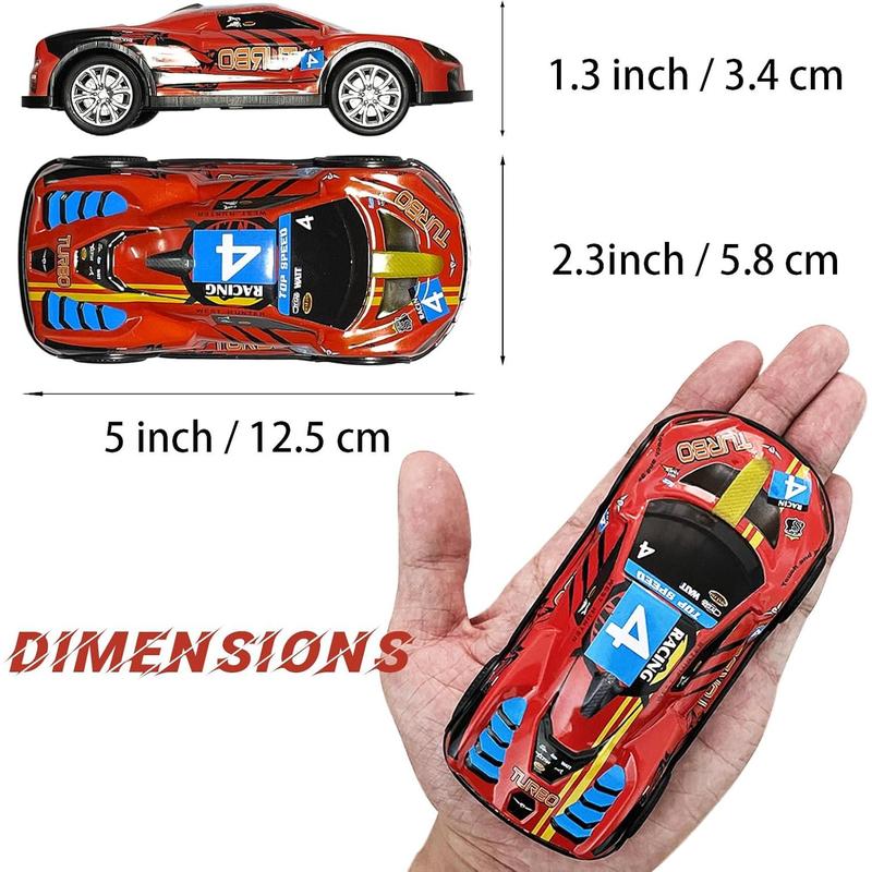 3 Pcs Pull Back Cars 5 inch Race Cars Toys Vehicles Set, Friction Powered Cars Toys for Toddlers 3 4 5 6 7 Years Old Kids for Boys Girls - No.2 No.4 No.22