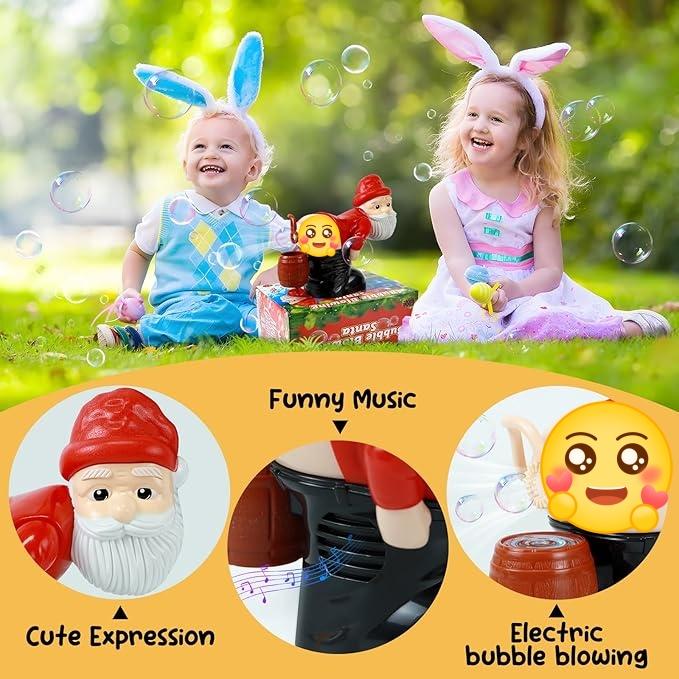 Farting Santa Claus Christmas Bubble Machine Great Gift ldea for kids bubble blaster