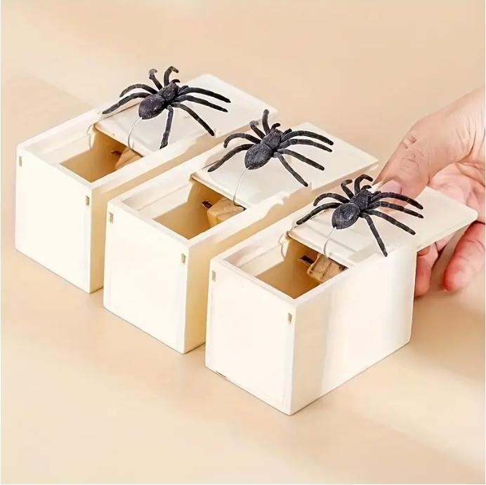 Spider Horror Prank Box - Perfect Halloween, Christmas, Thanksgiving Gift