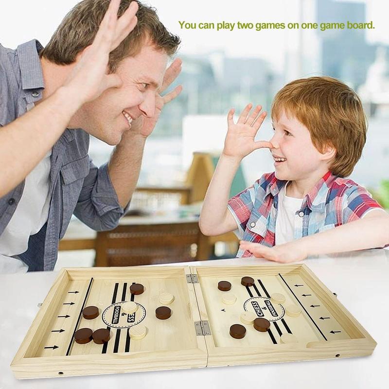 Fast Sling Puck Game Paced, Table Desktop Battle,Winner Board Games Toys for Adults Parent-Child Interactive Chess Toy Board Table Game