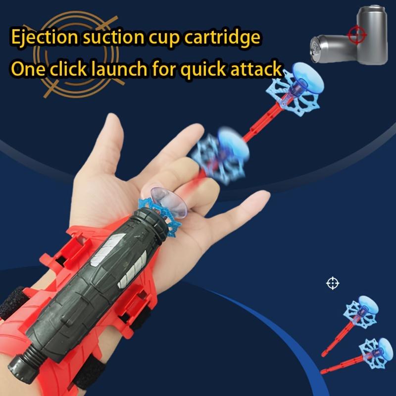 Role-playing Launcher Wristband Accessories, Sticky Wall Soft Bomb Fun Educational Toys For Children Complimentary Red Glove Halloween, Christmas Gift