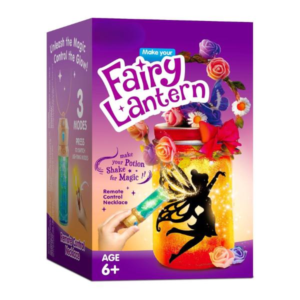 NEW 2024 Best Christmas Gift  Fairy Lantern Craft Kit - Birthday Gifts with Remote Control Fairy Potion Necklace