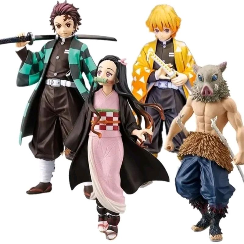 Demon Slayer Set Of 4 Tanjirou Nezuko Zenitsu Inosuke 5.5