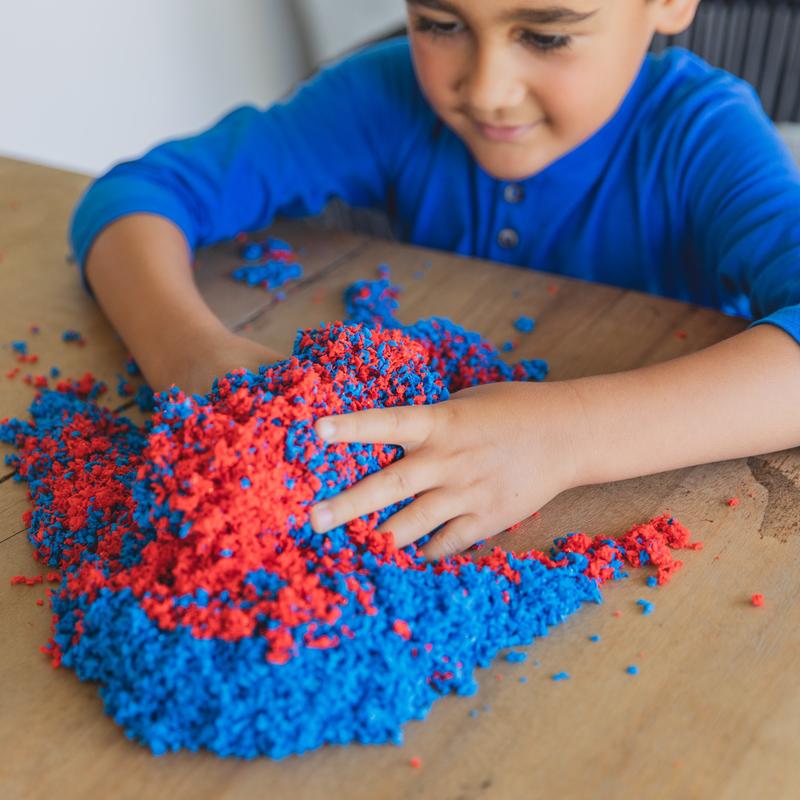 Educational Insights Playfoam Pluffle for Sensory Bins 2-Pack Red & Blue, Ages 3+