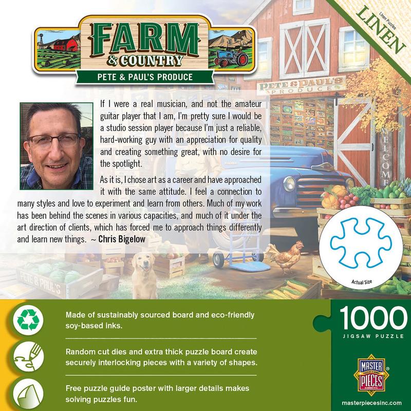 MasterPieces - Farm & Country - Pete & Paul's Produce 1000 Piece Jigsaw Puzzle