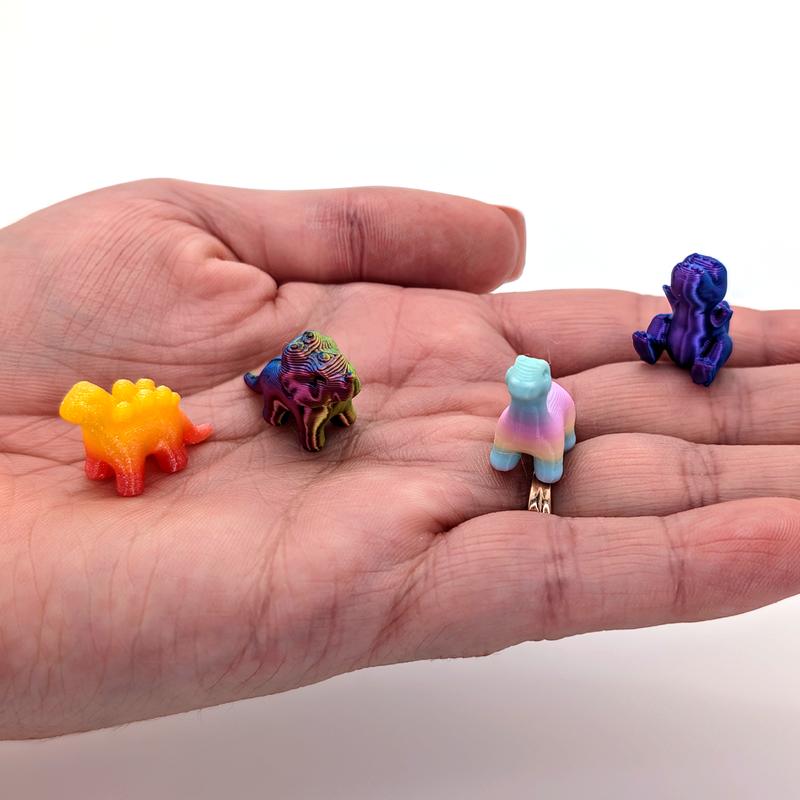 Micro Dino Pack - 100 Mini Dinosaur Figurines: Triceratops, T-Rex, Stegosaurus, Brachiosaurus