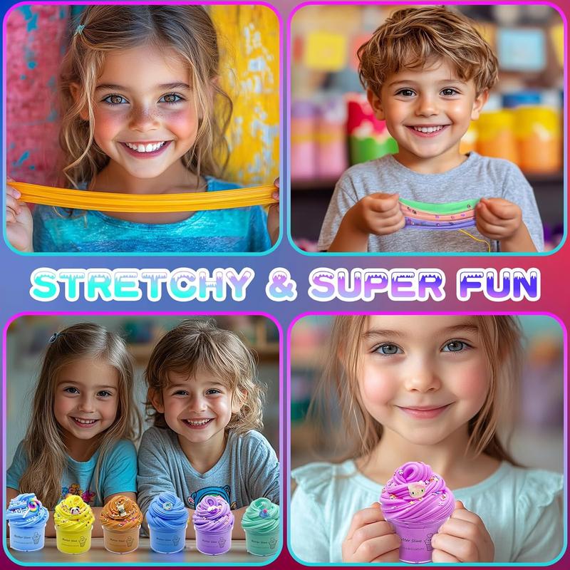 [SUPER SALE!!!!] 14 Packs Butter Slime Kit, Soft & Non-Sticky, Birthday Gifts for Girl and Boys, Christmas Stocking fillers