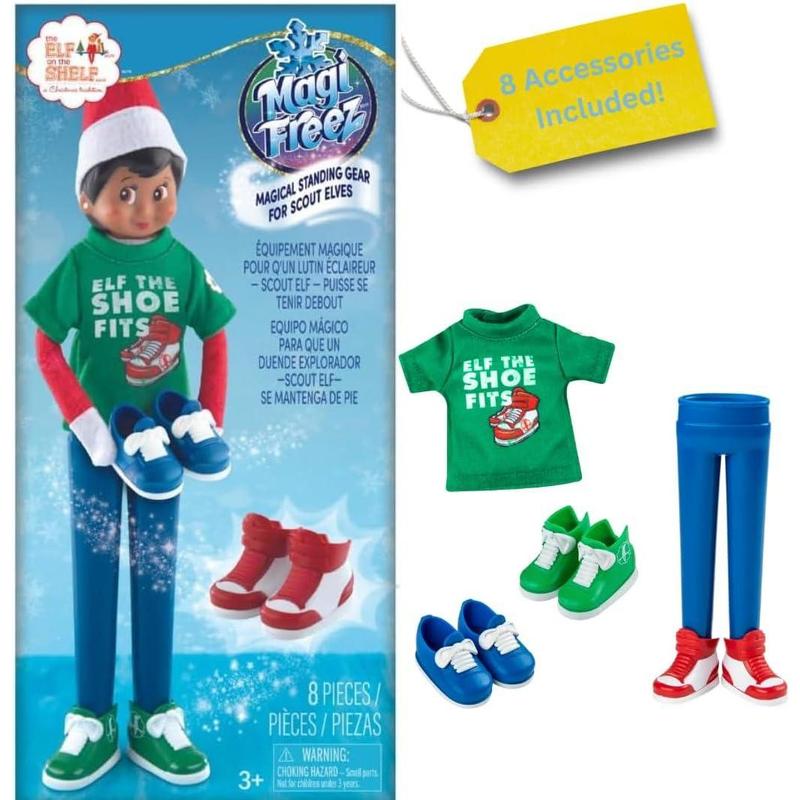 The Elf on the Shelf MagiFreez® Cool Kicks Sneaker Trio-Mix and Match Sneaker Accessory Pack for Your Scout Elf