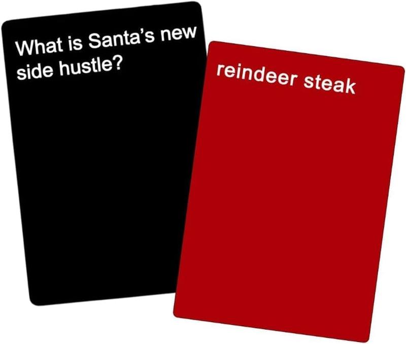 Cards Against Christmas (1 Set),Game for Christmas Nights, A Party Cards Game for Christmas Game Night,Conversation Card Games for Adults Parties,  A Fun Family Christmas Game