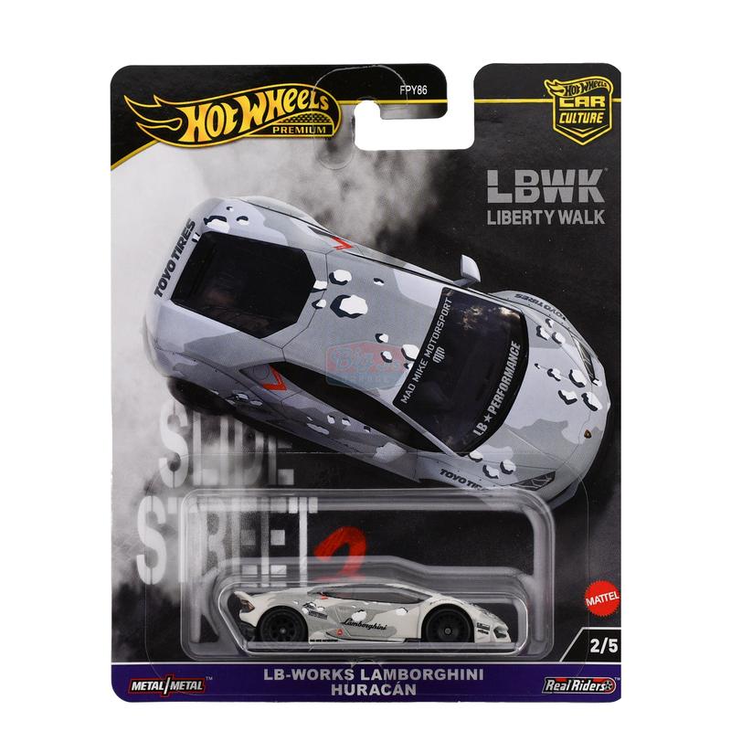 2024 Hot Wheels Slide Street 2 LB-Works Lamborghini Huracan